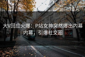 大V回应火爆：P站女神突然爆出内幕内幕，引爆社交圈