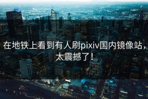 在地铁上看到有人刷pixiv国内镜像站，太震撼了！