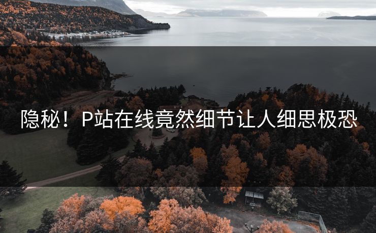 隐秘！P站在线竟然细节让人细思极恐