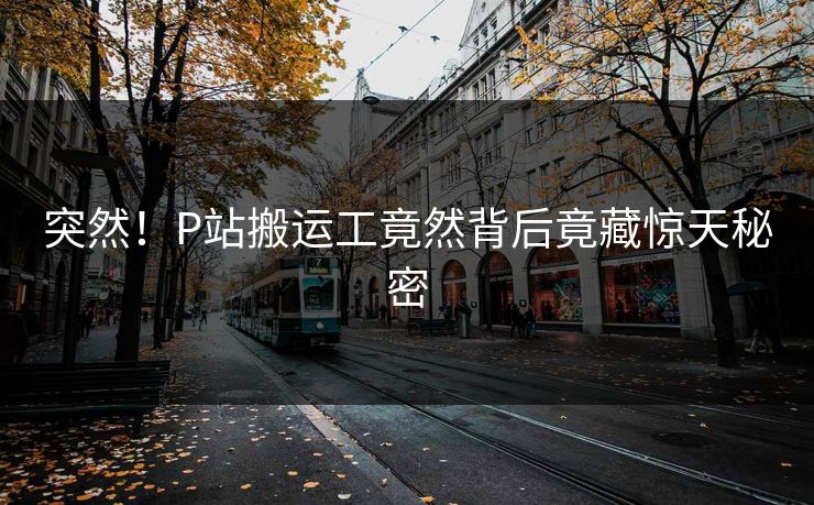 突然！P站搬运工竟然背后竟藏惊天秘密