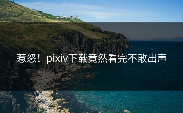 惹怒！pixiv下载竟然看完不敢出声